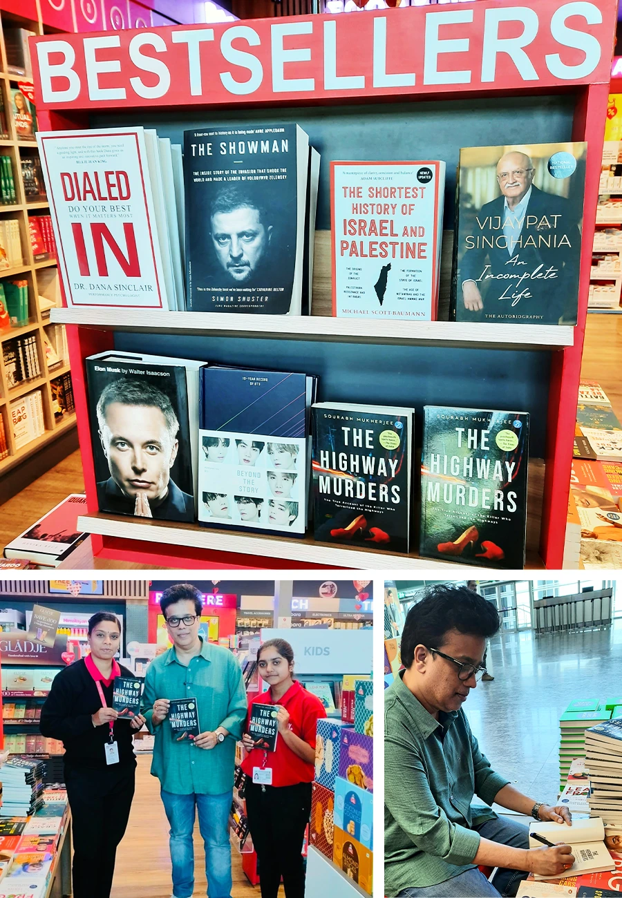 Book Signing of The Web of Lies at Relay, Bengaluru